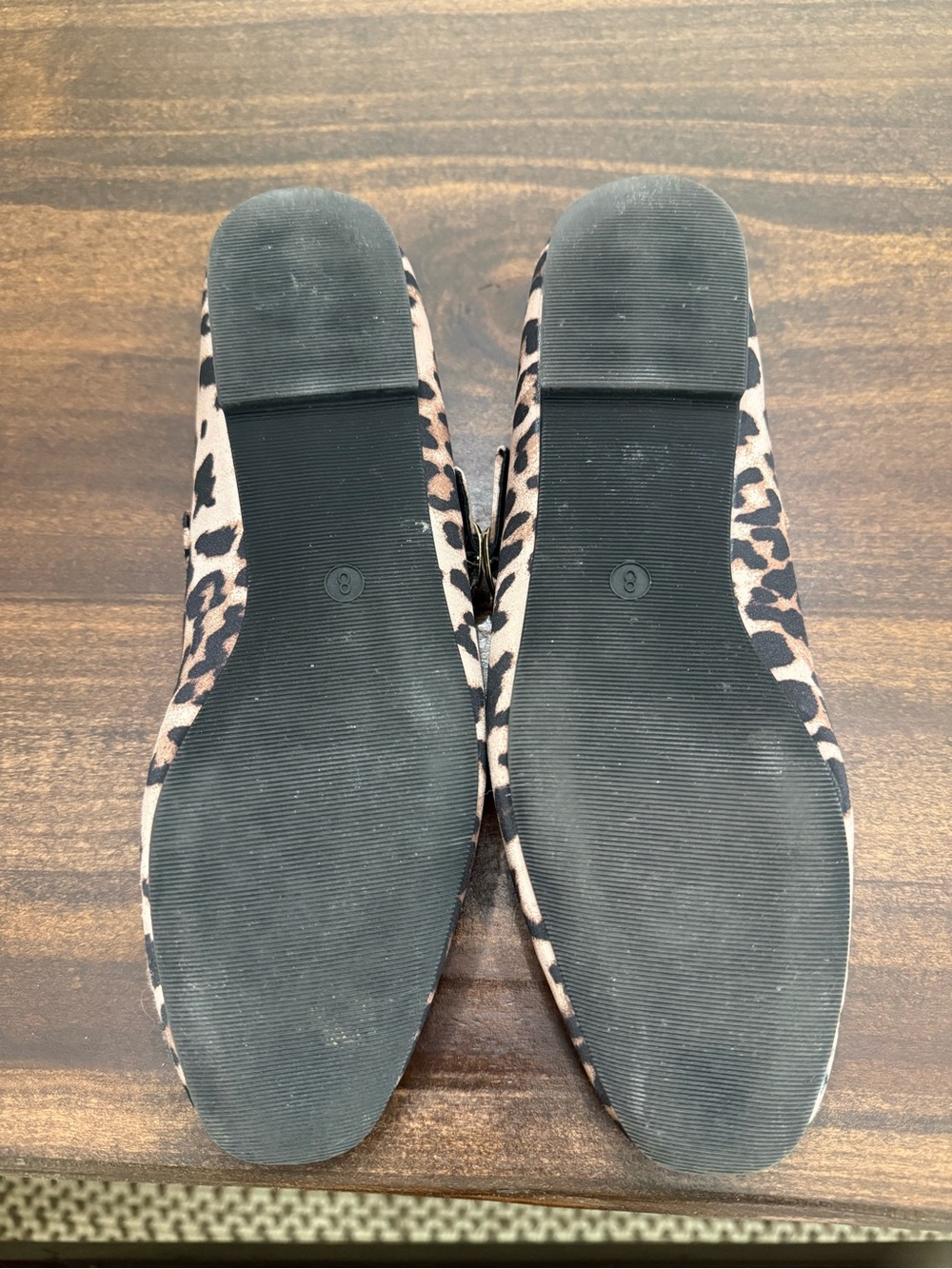 GAP Leopard Print Mary Jane Flats in Tan and Black - Picture 6 of 10